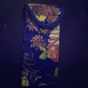 A NEW floral handmade glasses 👓 pouch